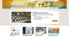 Desktop Screenshot of inforlab-chimie.fr