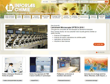 Tablet Screenshot of inforlab-chimie.fr